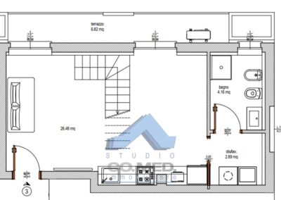 TRILOCALE IN DUPLEX € 179.000